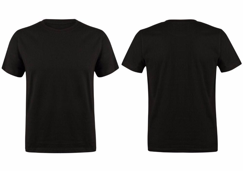Round Neck T-shirt - Black for Man