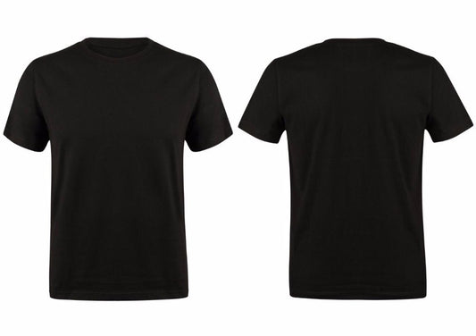 Round Neck T-shirt - Black for Man